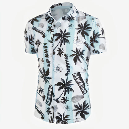 Lycra Printed Men's Shirt 1