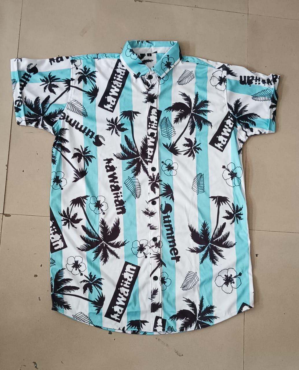 Lycra Printed Men's Shirt 1