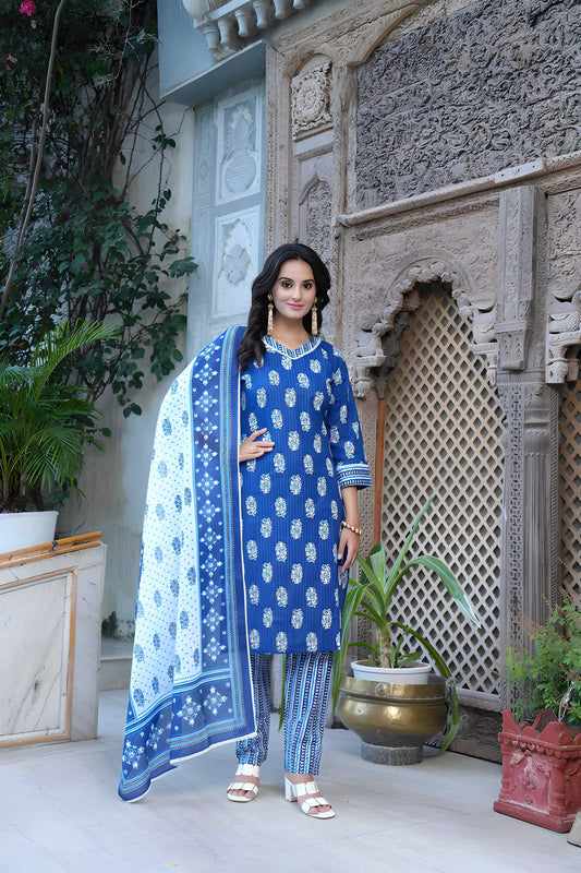 Digital Printed Women Kurta Set